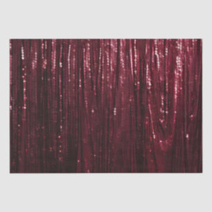 Papier Mousseline Glam Burgundy Red Glitzy Mariage