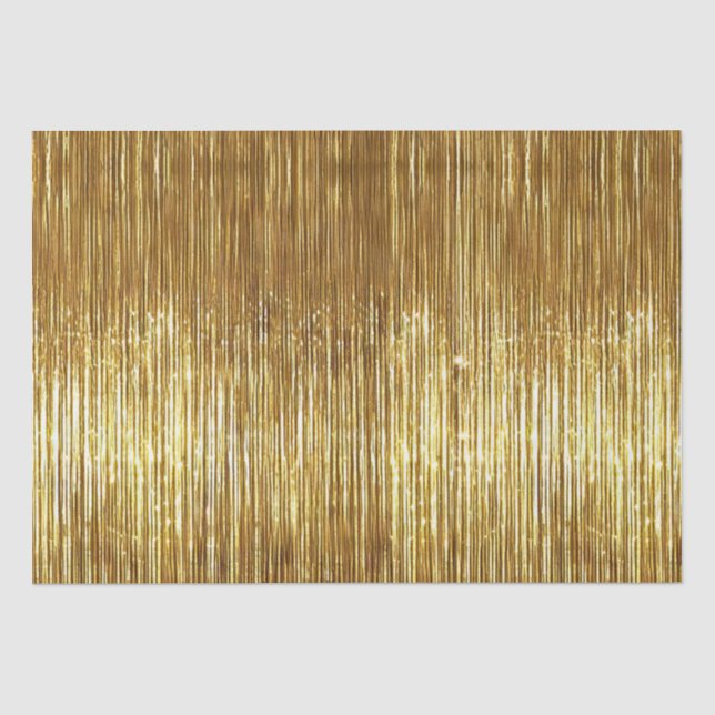 Papier Mousseline Glam Gold Glitzy Sparkhe Stripes (Recto)