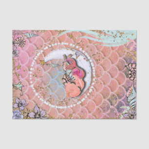 Papier Mousseline Glam Mermaid Girls Baby shower fête d'anniversaire