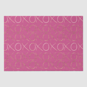 Papier Mousseline Glam XOXO Love Gold Rose Girl