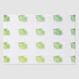 Papier Mousseline Glittery Green Palms Mariages tropicaux Célébratio
