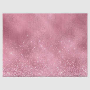 Papier Mousseline Glitz rose