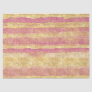 Papier Mousseline Glitz rose or