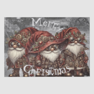 Papier Mousseline Gnome Steampunk Noël d'hiver