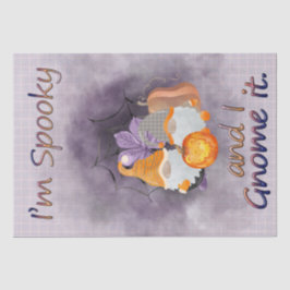 Papier Mousseline Gnomes d'aquarelle d'Halloween
