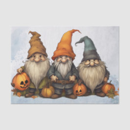 Papier Mousseline Gnomes d'automne