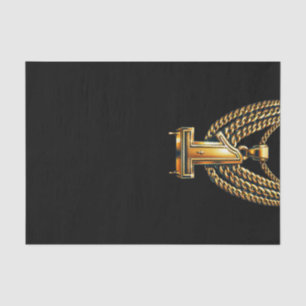 Papier Mousseline Gold Chain 1 Drift #1 1st Birthday Party