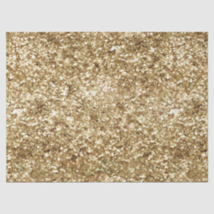 Papier Mousseline Gold Confeti Glitter