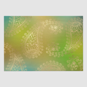 Papier Mousseline Gold Foil Arabian