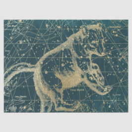 Papier Mousseline Gold Galaxy Star Map Series Design 7
