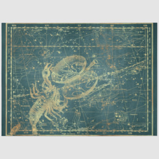Papier Mousseline Gold Star Map Series Design 23