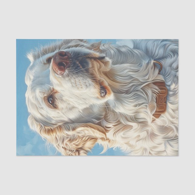 Papier Mousseline Golden Retriever1 (Recto)