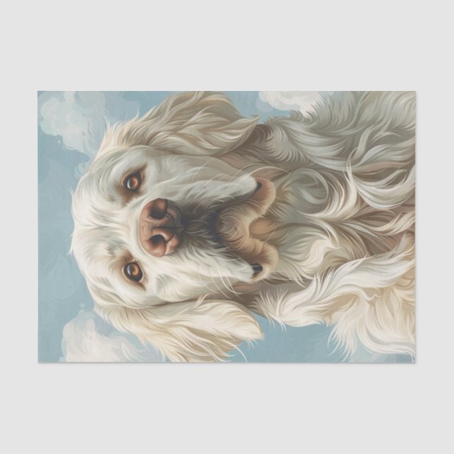 Papier Mousseline Golden Retriever2 (Recto)