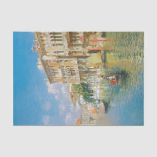 Papier Mousseline Gondoliers Venise, Rubens Santoro