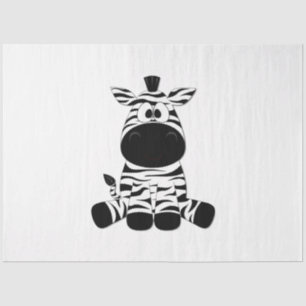 Papier Mousseline Goofy Zebra