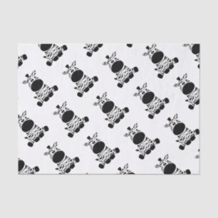 Papier Mousseline Goofy Zebra