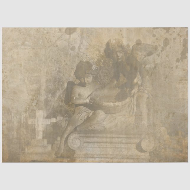 Papier Mousseline Gothique Angel Series Design 6 (Recto)