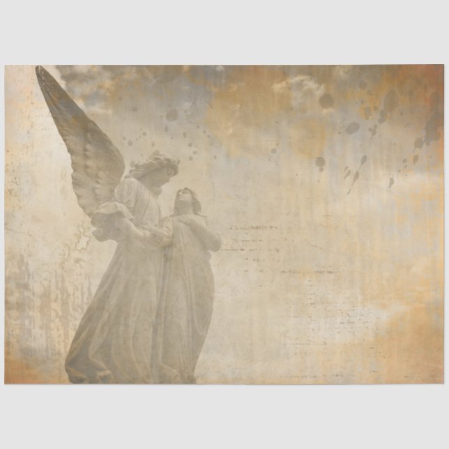 Papier Mousseline Gothique Angel Series Design 8 (Recto)