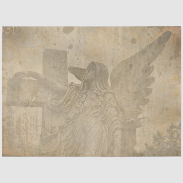 Papier Mousseline Gothique Angel Series Design 9 (Recto)