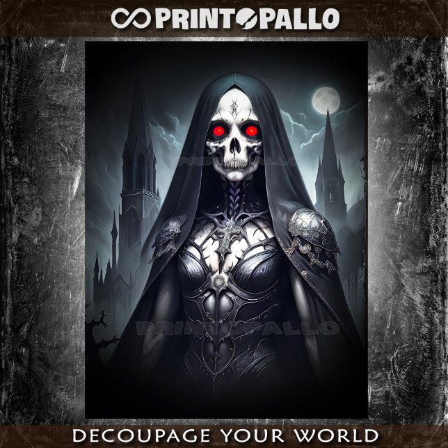 Papier Mousseline Gothique maudit nonne de la mort - (Créateur téléchargé)