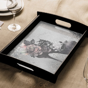 Papier Mousseline Gothique Vogue   Muet Pastel Rose de la mode Stile