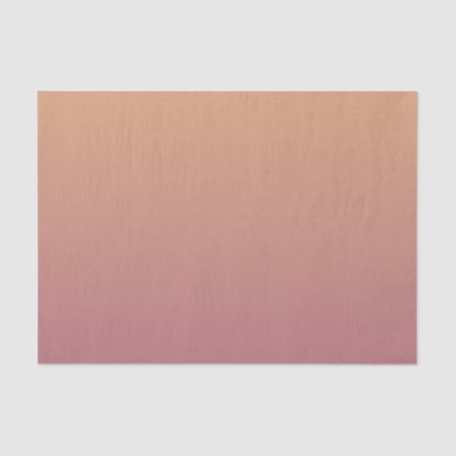 Papier Mousseline Gradient d'Ombre de pêche et de prune (Recto)