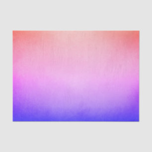 Papier Mousseline Gradient pourpre et rose