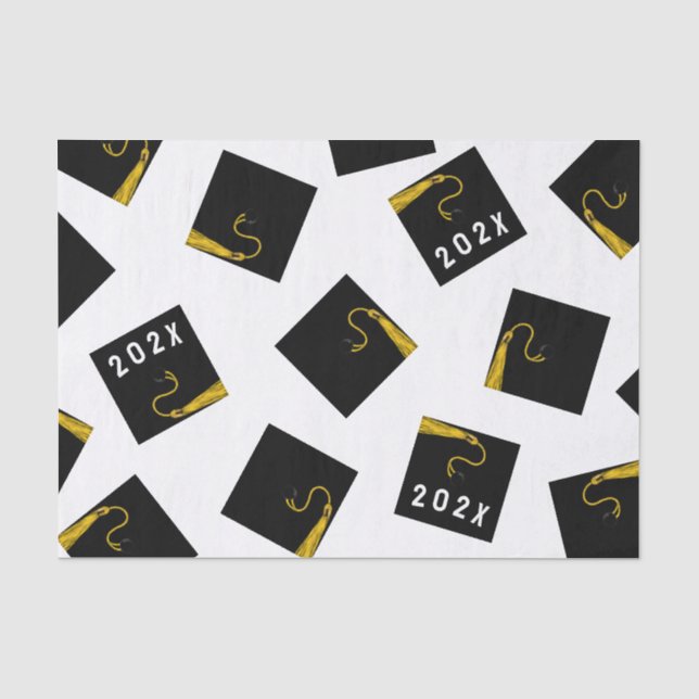 Papier Mousseline Graduation 2025 Gift Tissue Paper (Recto)