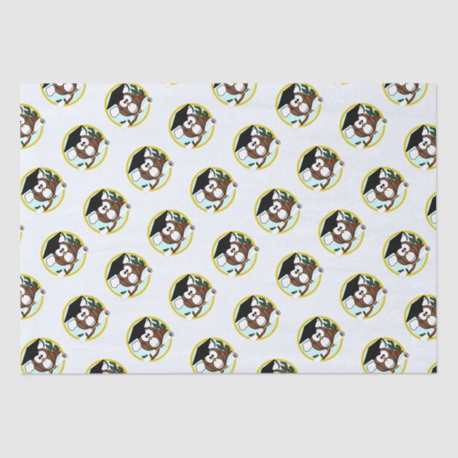 Papier Mousseline Graduation de Wise Owl (Recto)