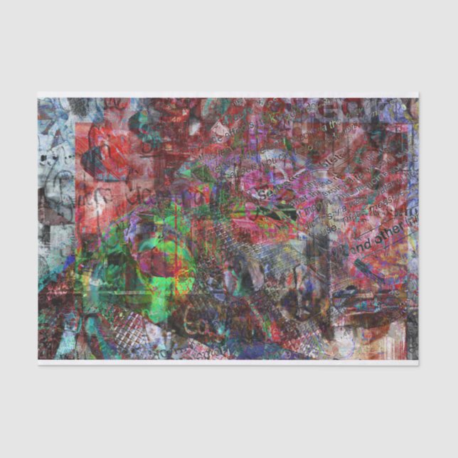 Papier Mousseline graffitti (Recto)