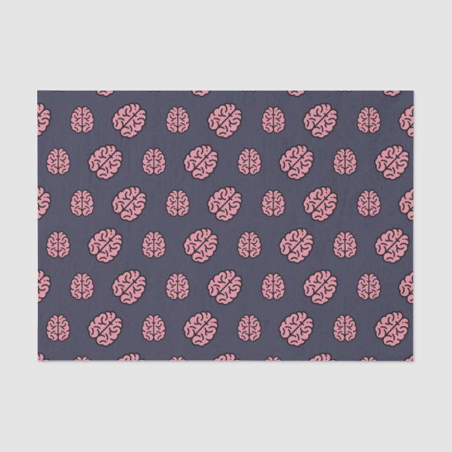 Papier Mousseline Grand Motif cerveau (Recto)
