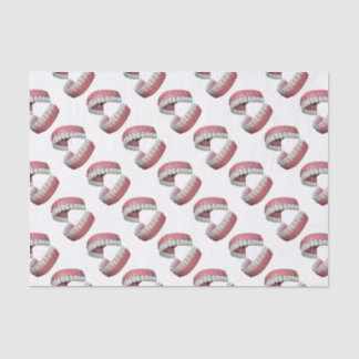 Papier Mousseline grandes dents de sourire
