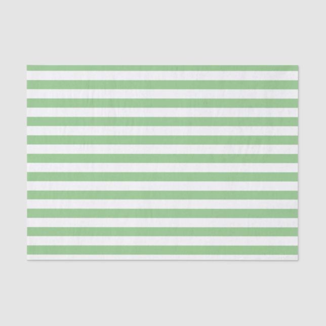 Papier Mousseline Grandes vertes et blanches (Recto)