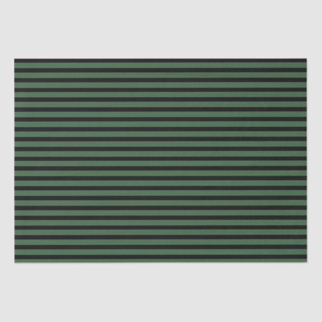 Papier Mousseline Grandes vertes et noires (Recto)