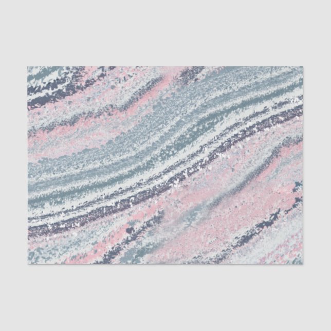Papier Mousseline Granit rose bleu gris marbre ardoise pierre (Recto)