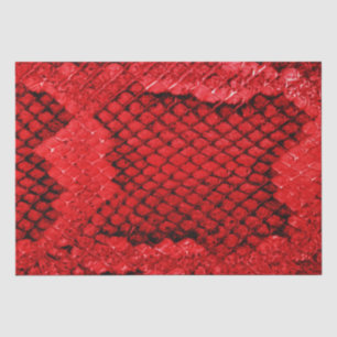 Papier Mousseline Gras exotique peau de serpent imprimer texture mot