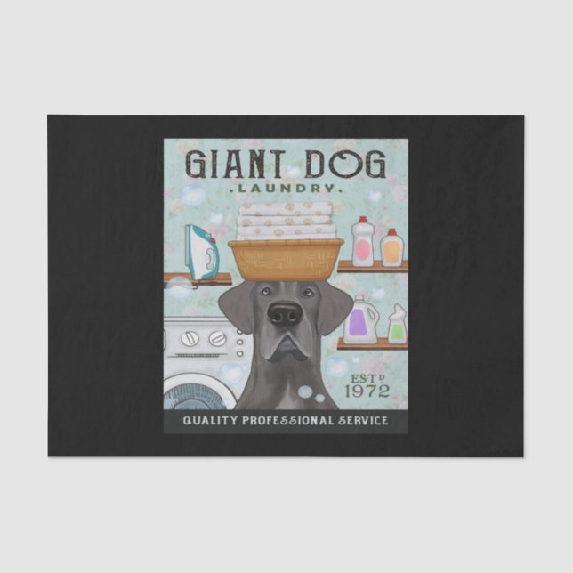 Papier Mousseline Great Dane Dog Launch Company (Recto)