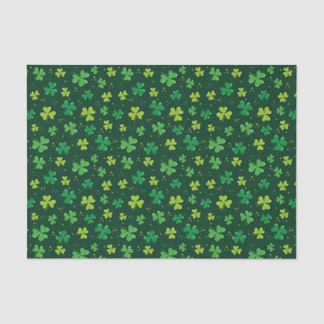 Papier Mousseline Green Cover St. Patrick's Day (Recto)