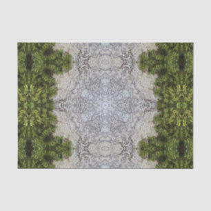 Papier Mousseline Green Moss & Earth Nature Art