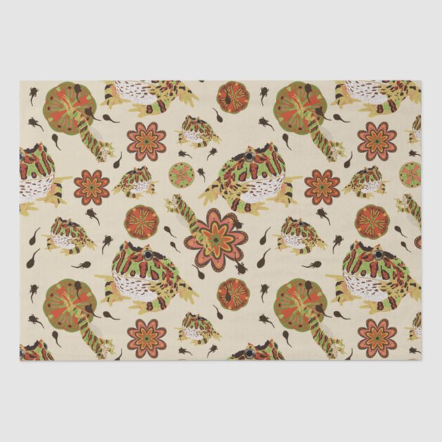 Papier Mousseline Grenouille (Recto)