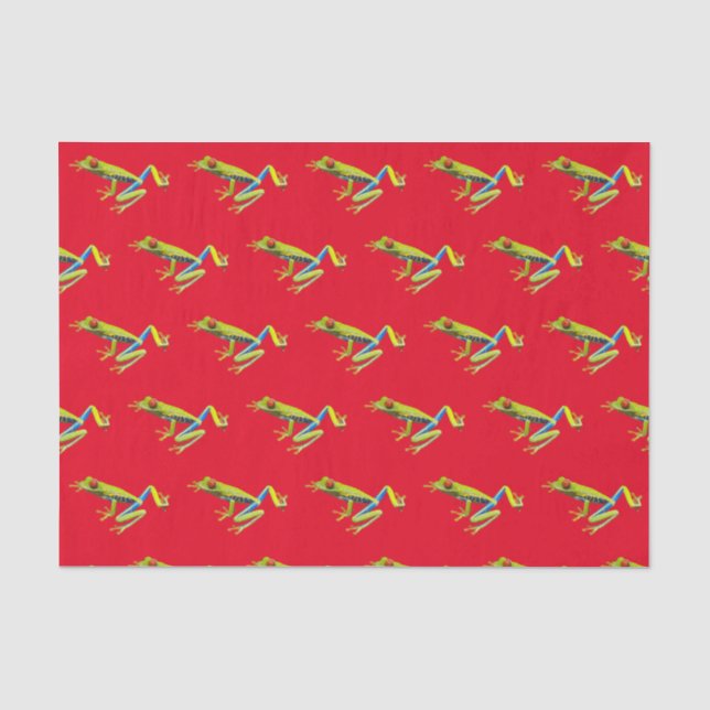 Papier Mousseline Grenouille des arbres (Recto)