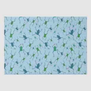 Papier Mousseline Grenouilles Sauter pour la joie