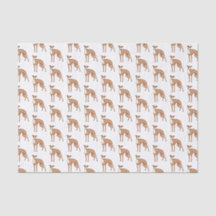 Papier Mousseline Greyhound dog