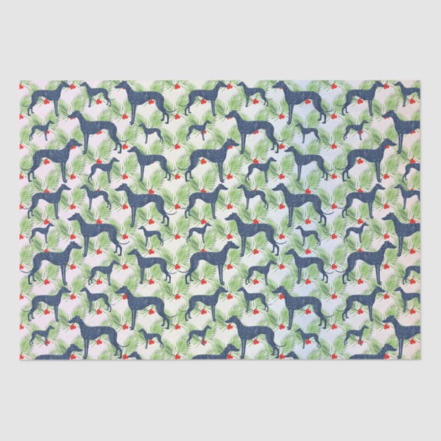 Papier Mousseline Greyhounds (Recto)