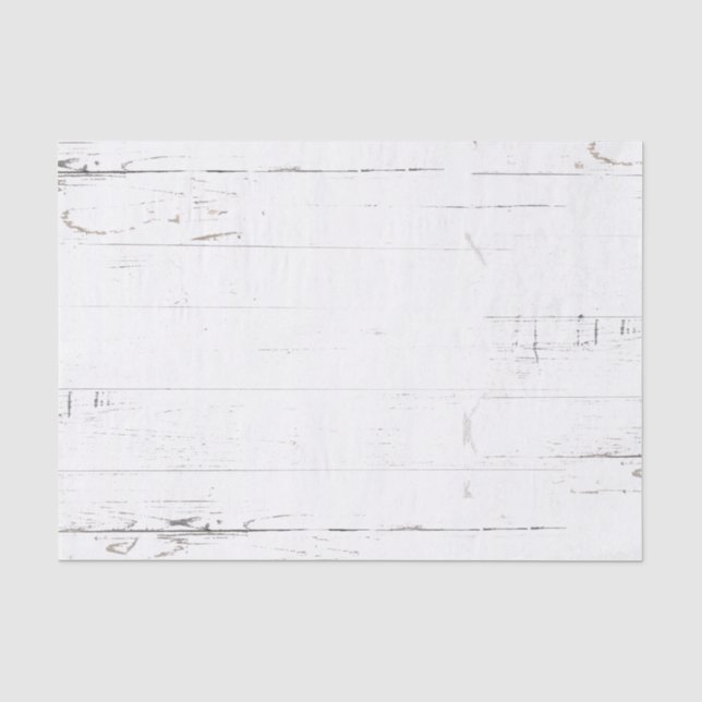 Papier Mousseline Gris blanc rustique Faux Bois Patiné Découpage (Recto)