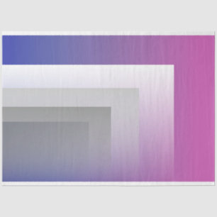 Papier Mousseline gris bleu Fuchsia