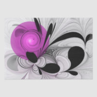 Gris Noir Abstrait Avec Art Fractal Magenta