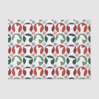 Papier Mousseline Grise italienne de Noël