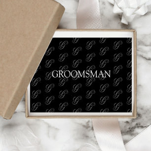 Papier Mousseline Groomsmen Swagbag