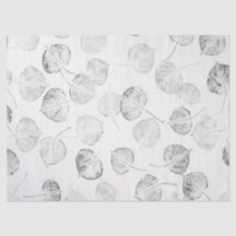 Gros caractères de motif de feuille de tremblement
